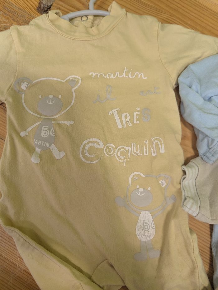 Lot 3 pyjamas 1 mois - photo numéro 2