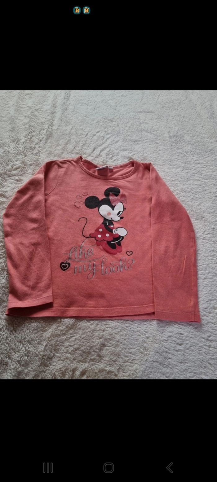 Tee-shirt manches longues Minnie