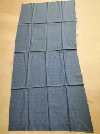tissu gris 112 x 53 cm