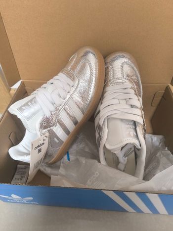 adidas Originals SAMBA OG Argenté 40