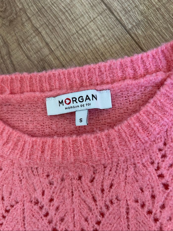 Pull rose à manches longues Morgan taille S bon état (présence de bouloches) - photo numéro 10