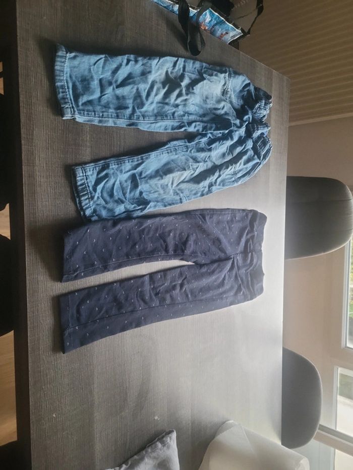 Lot pantalon fille