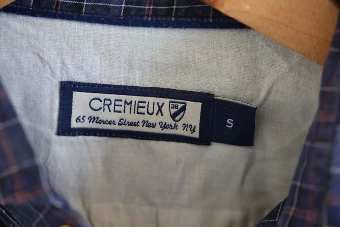 C37 Chemise à carreaux Cremieux Mercer St Collection Taille S - photo numéro 2