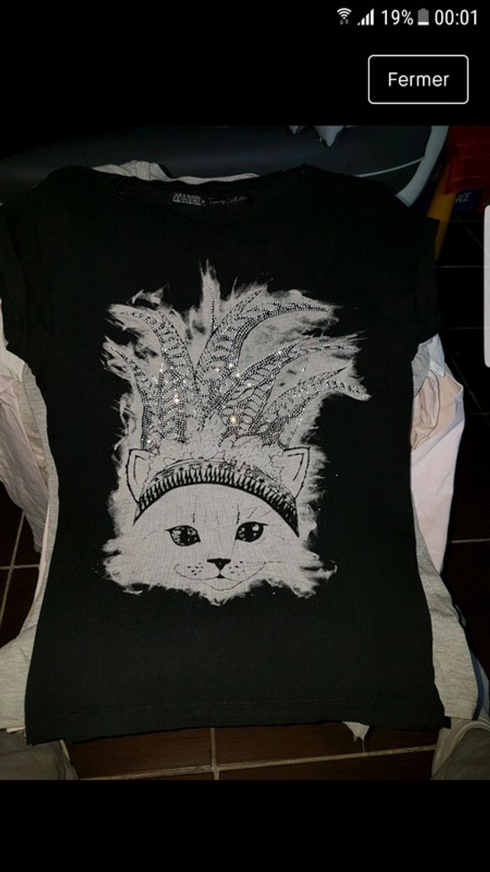 T shirt ZARA basic taille M (38)