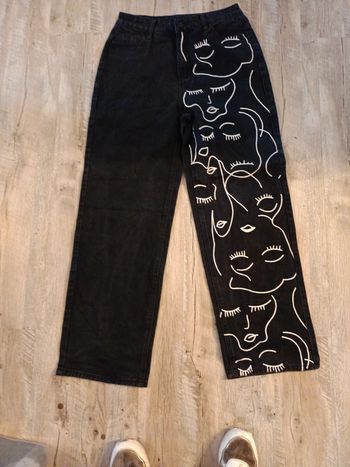 Pantalon jeans femme