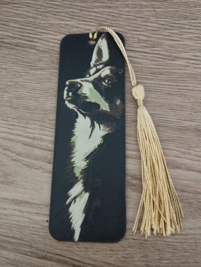 Marque page chien