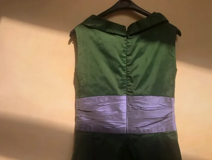 Robe en soie sauvage & étole - photo numéro 6