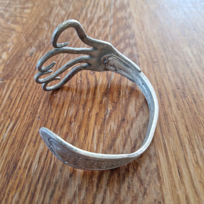 Bracelet Fourchette en métal argenté - photo numéro 6
