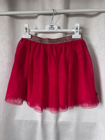 Jupe tulle rouge à paillettes 10 ans Okaidi