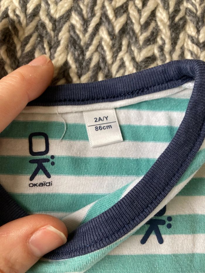 T-shirt okaïdi marinière - photo numéro 2