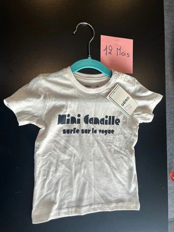 Teeshirt manche courte blanc