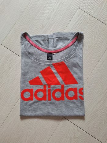 Tshirt manches courtes gris Adidas