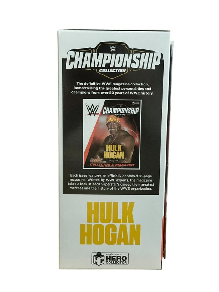 Figurine catch WWE Championship Hulk Hogan Eaglemoss Hero Collector neuf - photo numéro 4