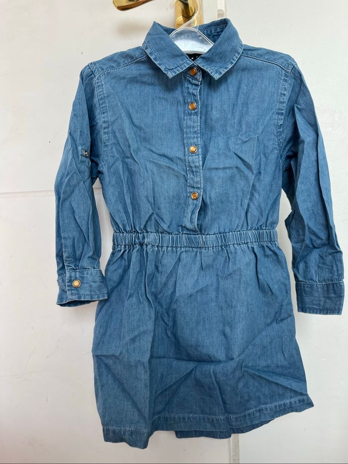 Robe Tex en jean bleu 4A TBE