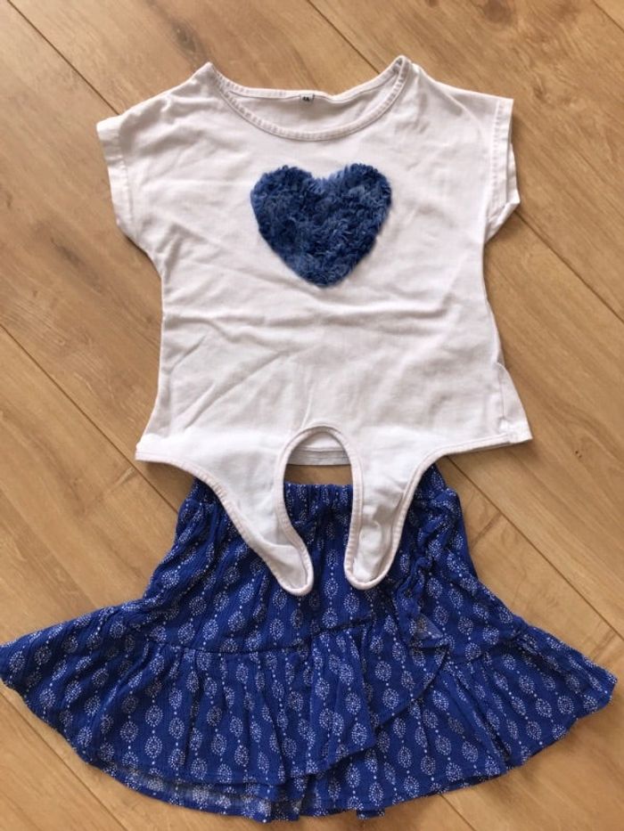 Ensemble jupe et débardeur taille 4 ans