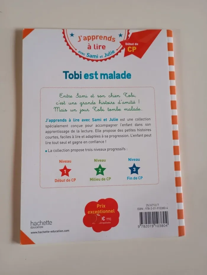 Sami et Julie : Tobi est malade - début CP - photo numéro 2