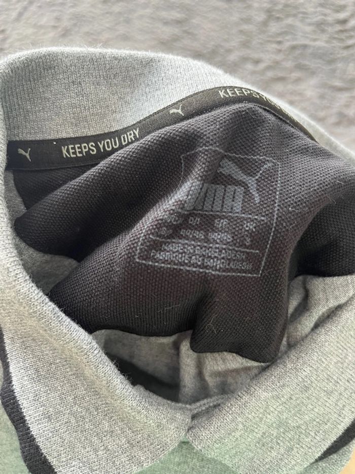 Polo gris puma taille S - photo numéro 3
