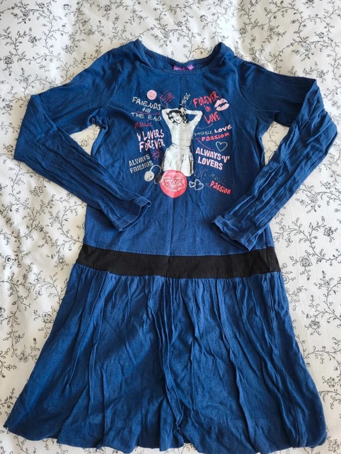 Robe manches longues Violetta 10 ans Disney