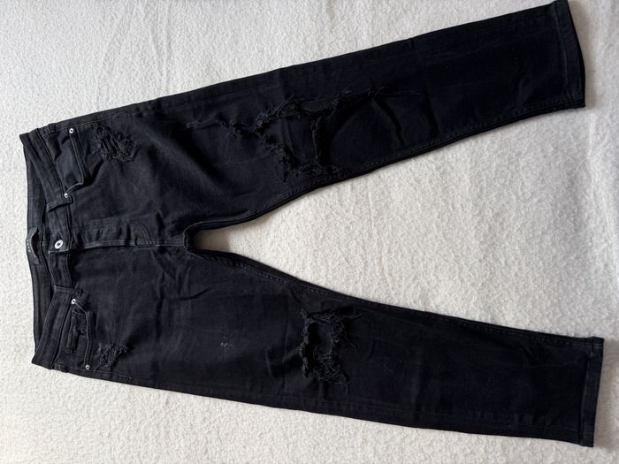 Jean homme Zara – Noir effet usé – Taille 46 XL/XXL - photo numéro 3