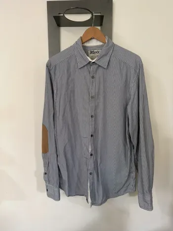 Chemise rayé bleu marine mexx L