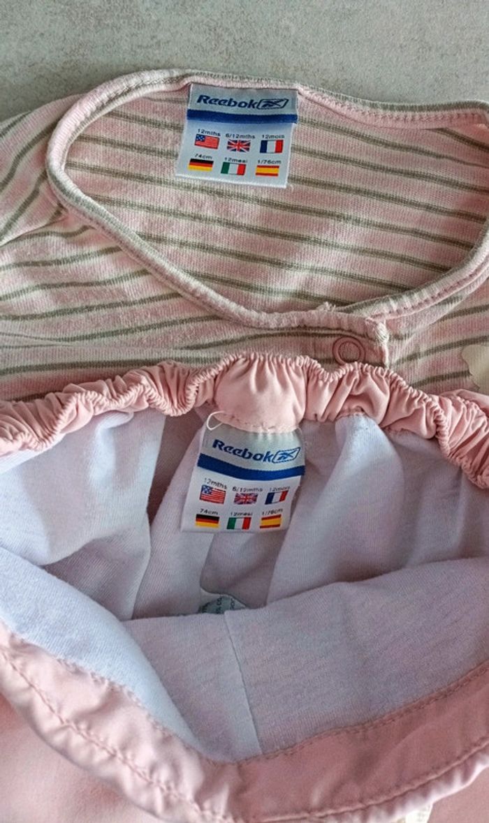 Ensemble fille Reebok - 12 mois - photo numéro 7