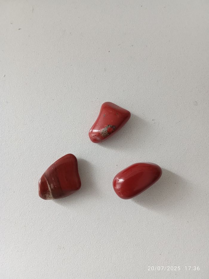 Jaspe rouge roulée à l'unité - photo numéro 2