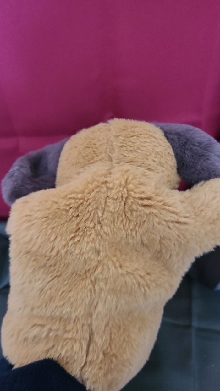 Doudou Marionnette Chien HISTOIRE D'OURS Beige Brun Blanc Marron - photo numéro 2