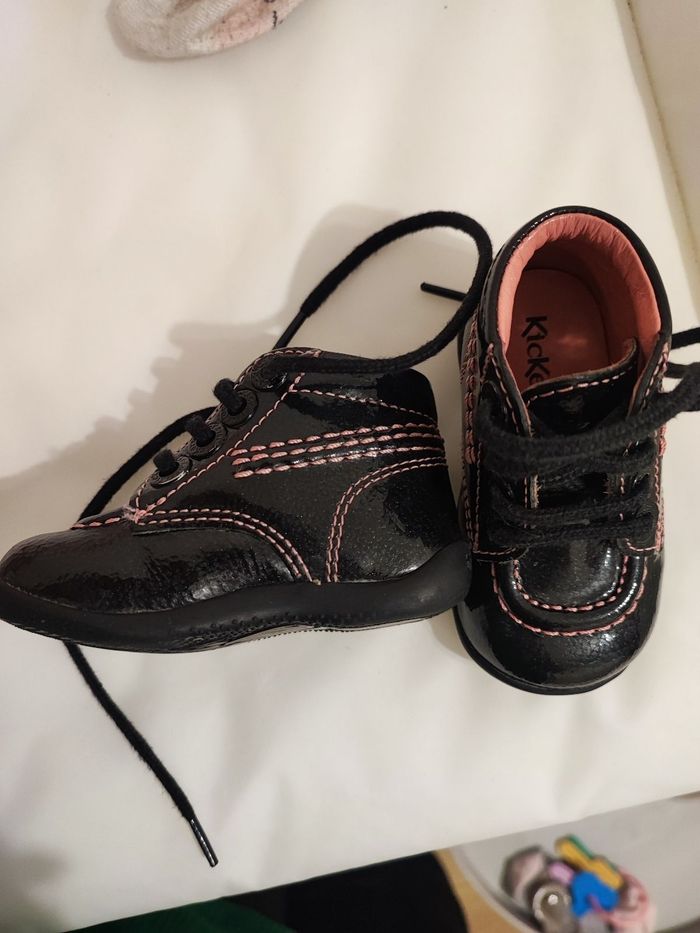 Kickers Taille 18 noir pailleté - photo numéro 4