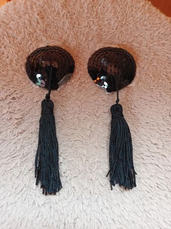 Lot de 2 cache tétons noir