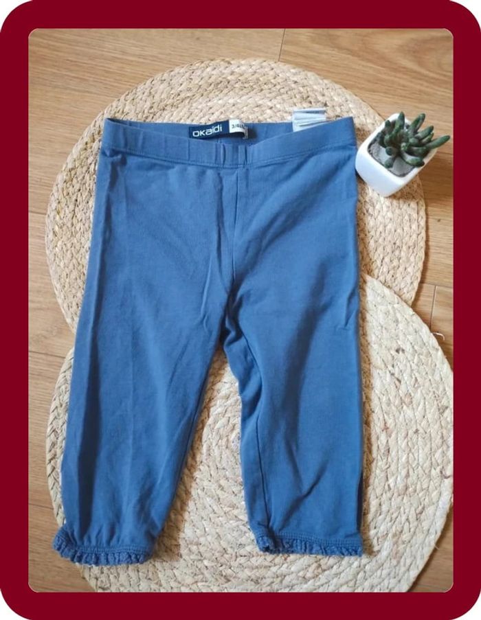 Legging 3/4 en très bon état marque Okaïdi taille 6 ans