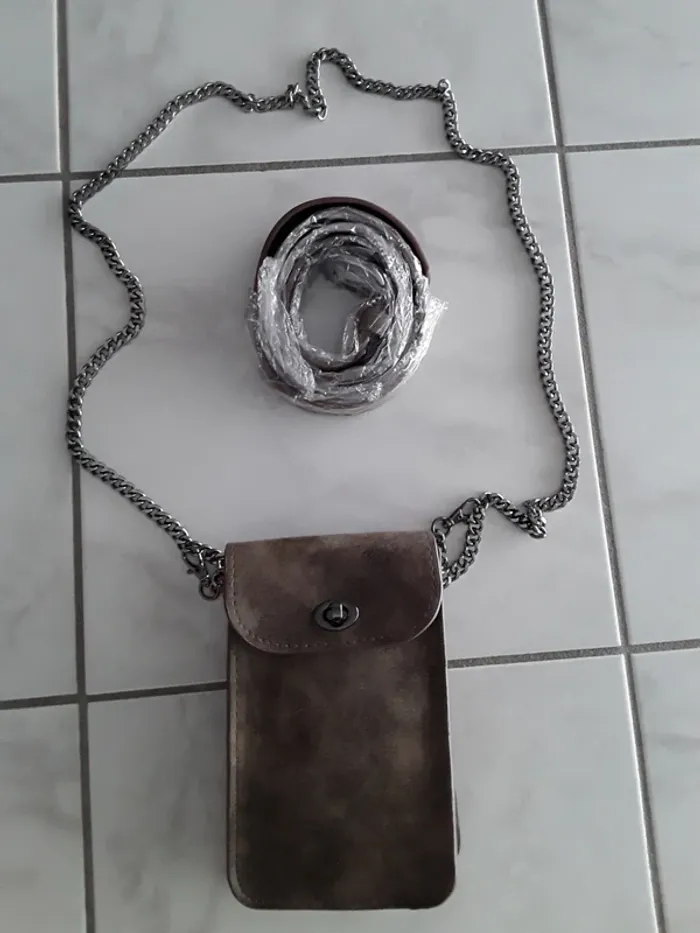 Sac cuir marron