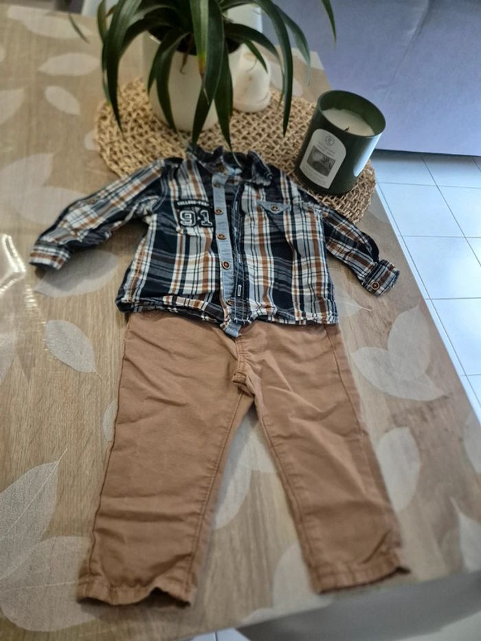 Ensemble chemise et pantalons