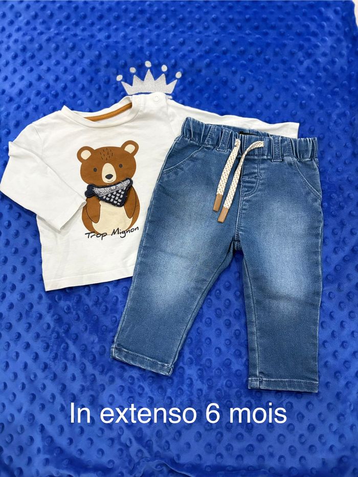 Pantalon souple + t-shirt ML