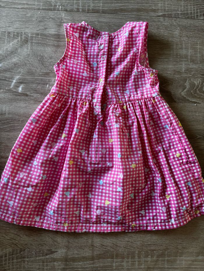 Robe Vichy cœur In Extenso t.24m - photo numéro 3