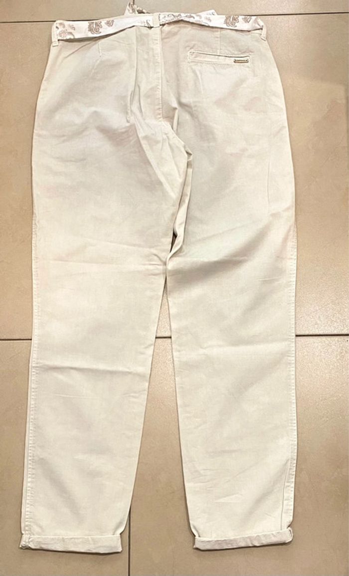 Pantalon Avec Ceinture À Nouer Taille 36 - photo numéro 6