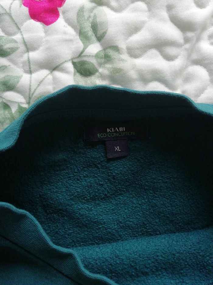 Sweat vert Kiabi - photo numéro 3