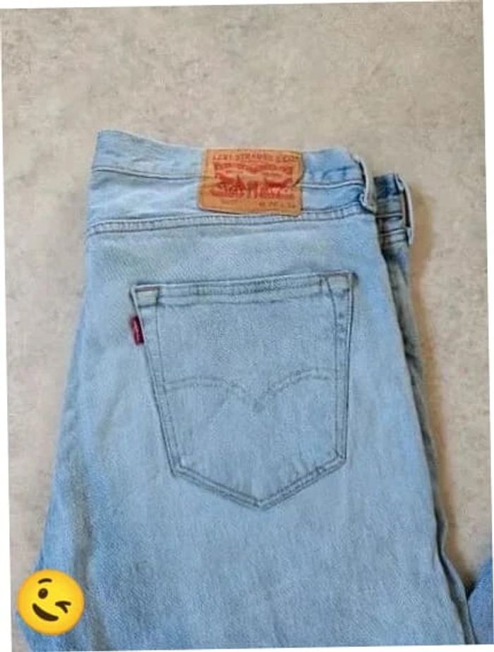 Jeans Levi's 501 W36 FR46 L32 coupe droite bleu Homme Men pan415b - photo numéro 2