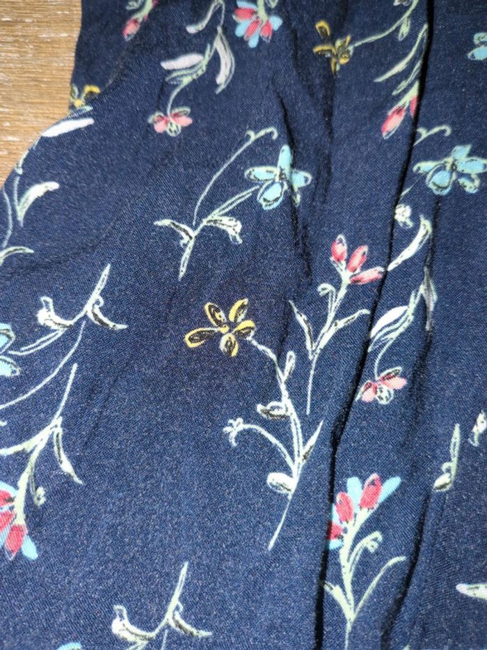 Combinaison combi pantalon fleurs Primark 4 - 5  ans bleu marine - photo numéro 2