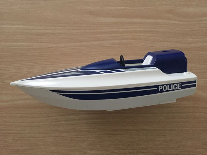 Bateau dans l'état pièce détachée Playmobil 5187 Fourgon et vedette de police #A52 - photo numéro 2
