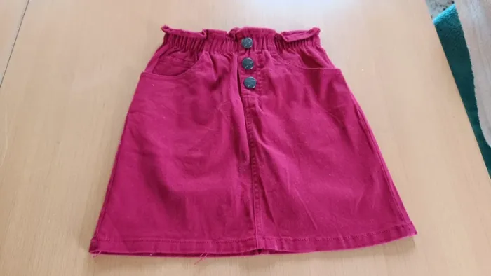 Jupe courte bordeaux