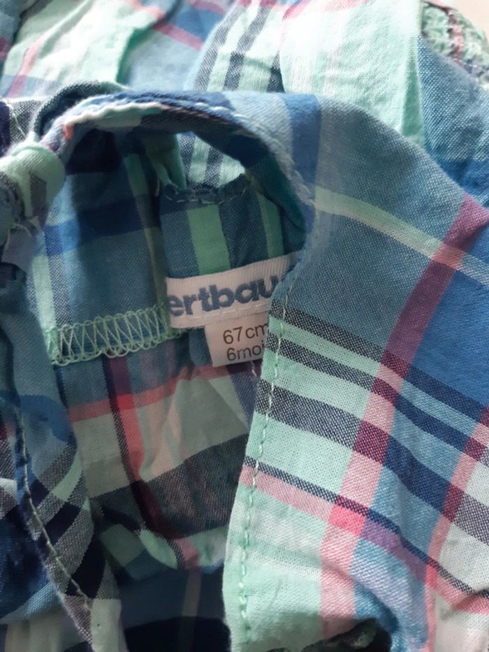 Combishort à bretelles Vertbaudet 6 mois - photo numéro 6