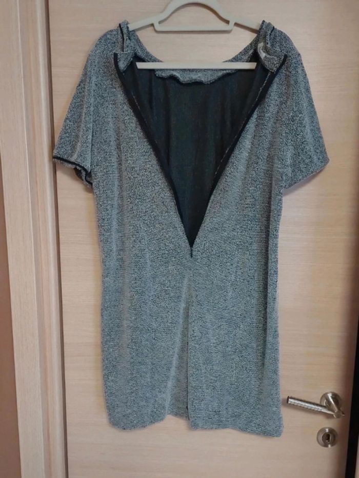 Robe damart grande taille noire moucheté - photo numéro 2