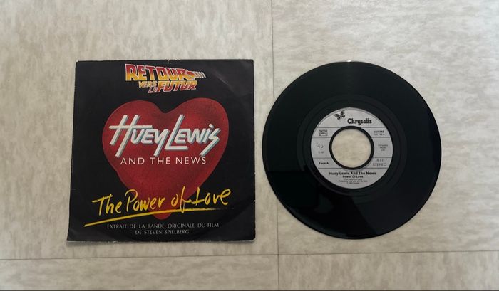 Vinyle 45 tours Huey Lewis and the news Retour vers le futur