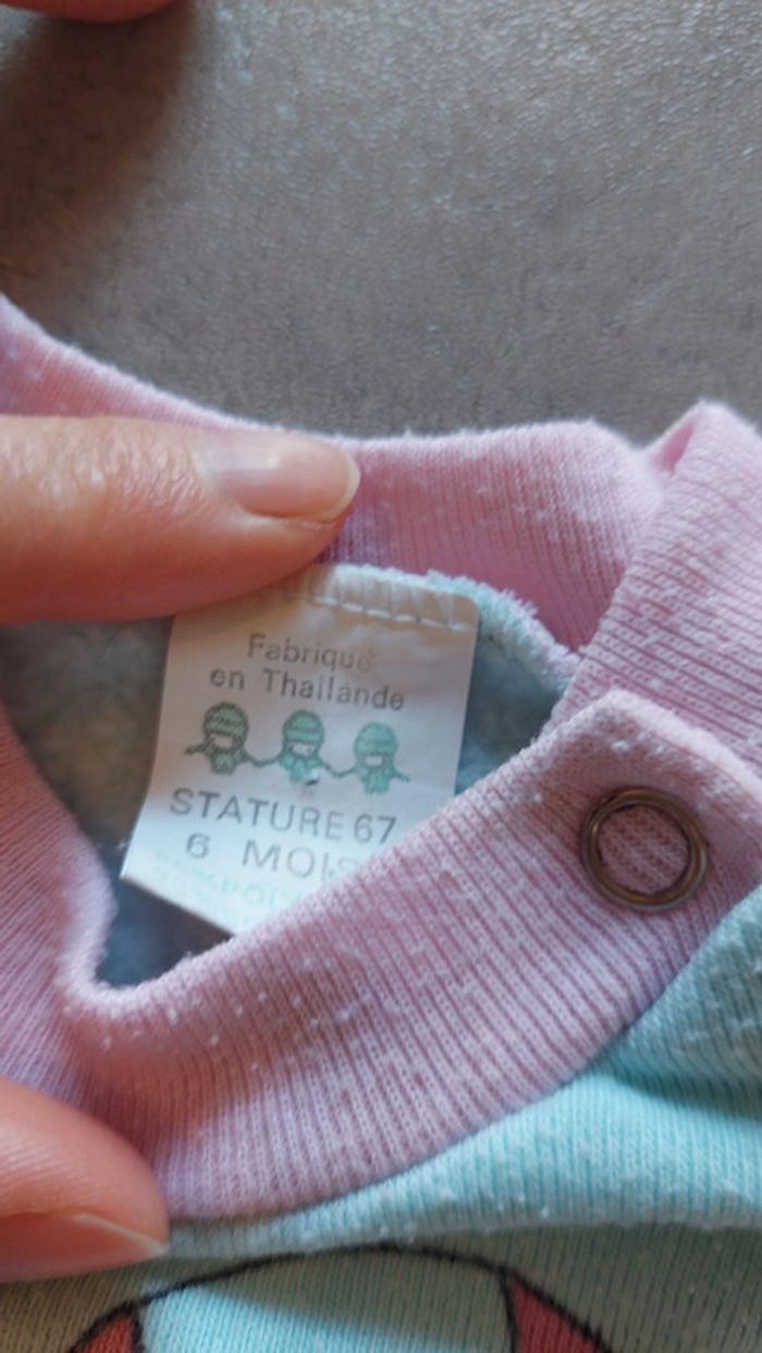 Pull vintage taille 6 mois - photo numéro 3