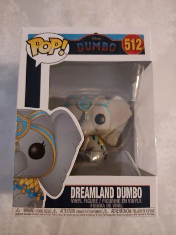 Funko Pop Disney Dumbo 512 bleu & Or Dreamland Dumbo