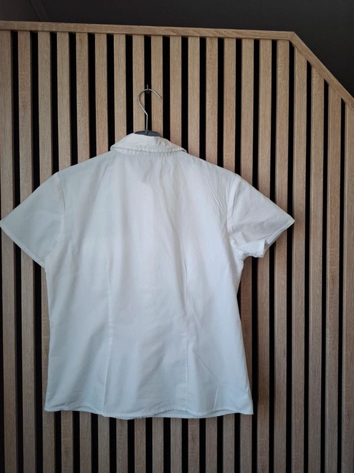 Chemise blanche coton Via28 T 38 - photo numéro 2
