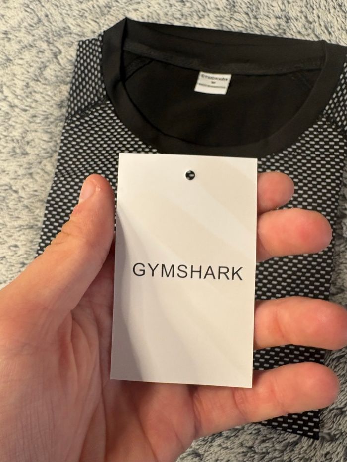 T-shirt de compression, gym, shark - photo numéro 6