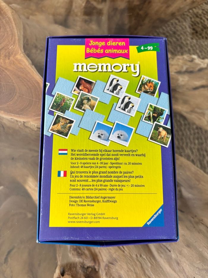 Jeu Memory bébés animaux - photo numéro 2