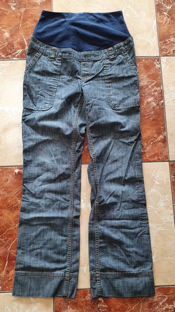 Pantalon de grossesse en jean noir