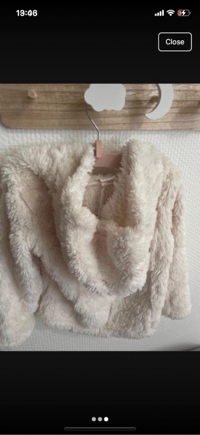 sweat à capuche en peluche pour fille - photo numéro 3